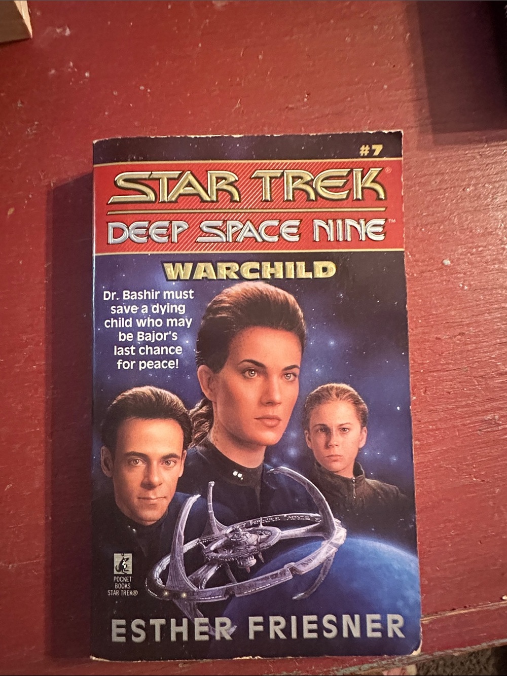 Star Trek Deep Space Nine: Warchild — Blue Cover Paperback by Esther Friesner